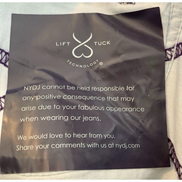 NYDJ Kendall Ankle Embroidered Pockets Not Your Daughter Jeans Women’s 4 Petite - Picture 11 of 12